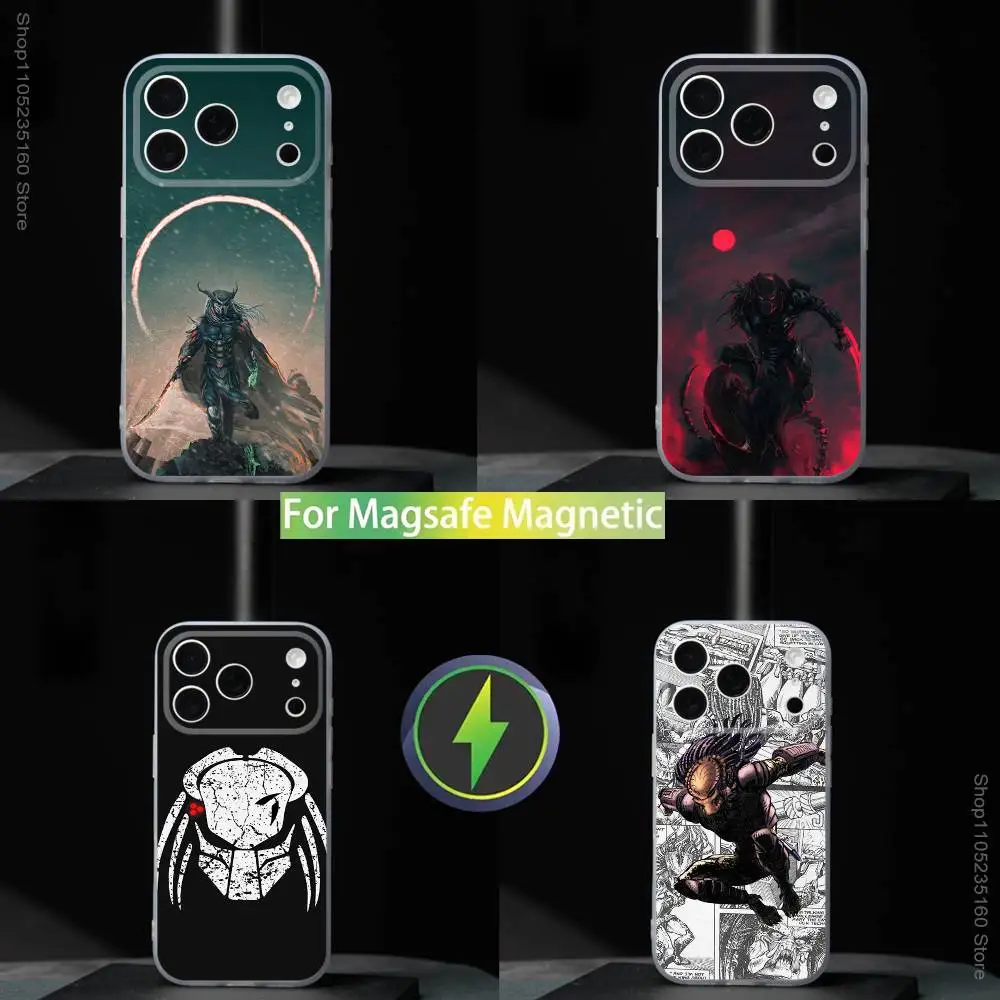 

The P-Predator Cool Phone Case For iPhone 17,16,15,14,13,12,11,Pro,Max,Plus,Mini,SE4,E For Magsafe Wireless