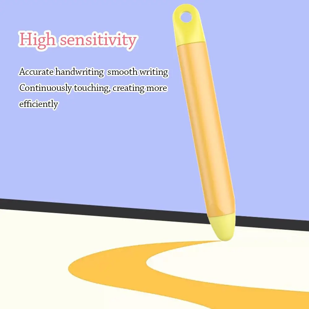 

High Precision Kids Stylus Pen Silicone Multifunctional Touch Screen Pen Rubber Tip Kid-Friendly Tablet Capacitive Touch Pencil