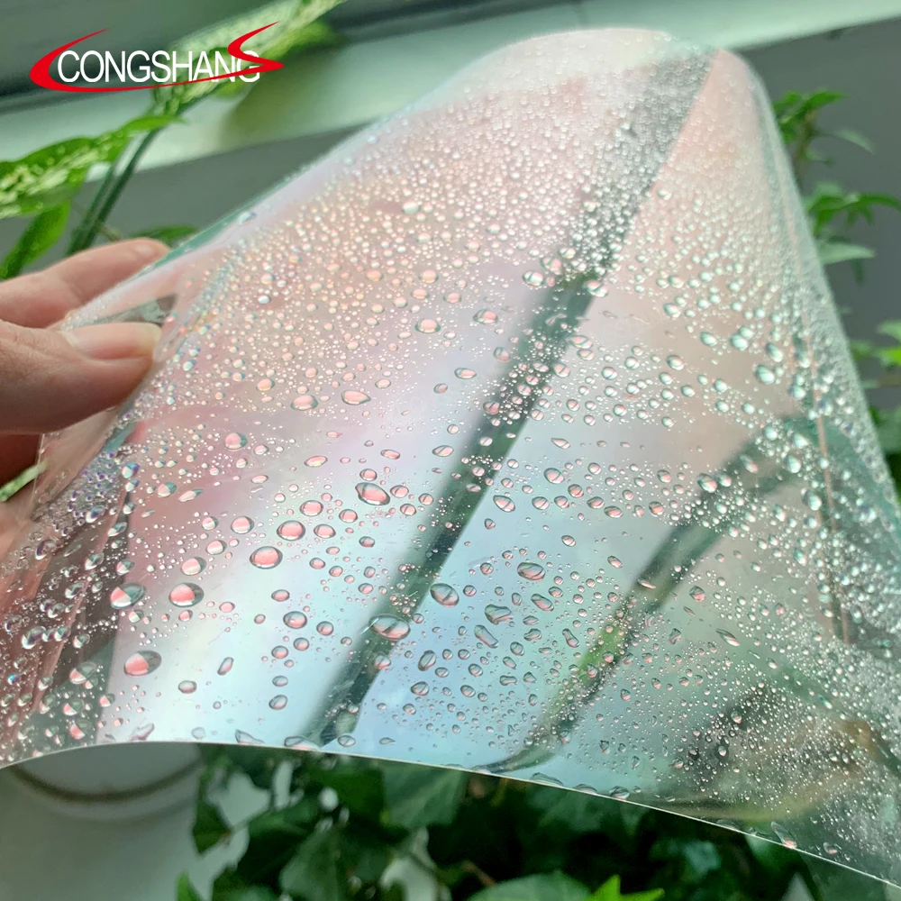 Pôr do sol queima céu vermelho camaleão matiz filme para janela do carro rosa 80% nano cerâmica solar colorido azul camaleão matiz