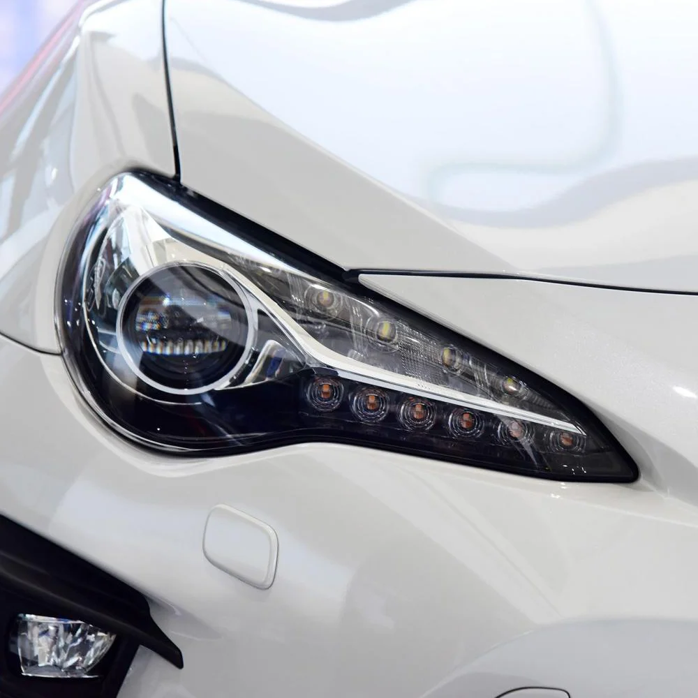 حافظة أضواء السيارة الأمامية لتويوتا 86 2017 2018 2019 2020 ملحقات السيارة غطاء المصباح عدسة المصباح الأمامي قطع غيار السيارات الزجاجية