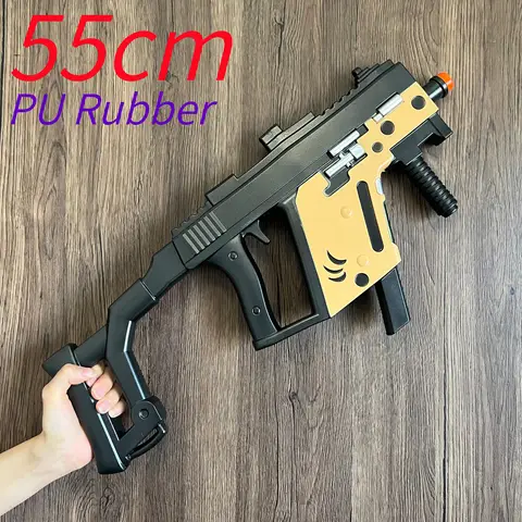 Game Weapons Cosplay Props Exusiai‌ KRISS Super Vector‌ Power Guns PU Rubber Toy Model No Shotting Gifts