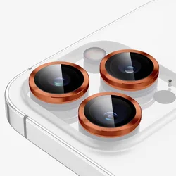 Metal Camera Lens Protector for iPhone 15 Pro Max 9H Tempered Glass Camera Cover for iPhone 14 Pro Max 15 Plus 11 12 13 Mini