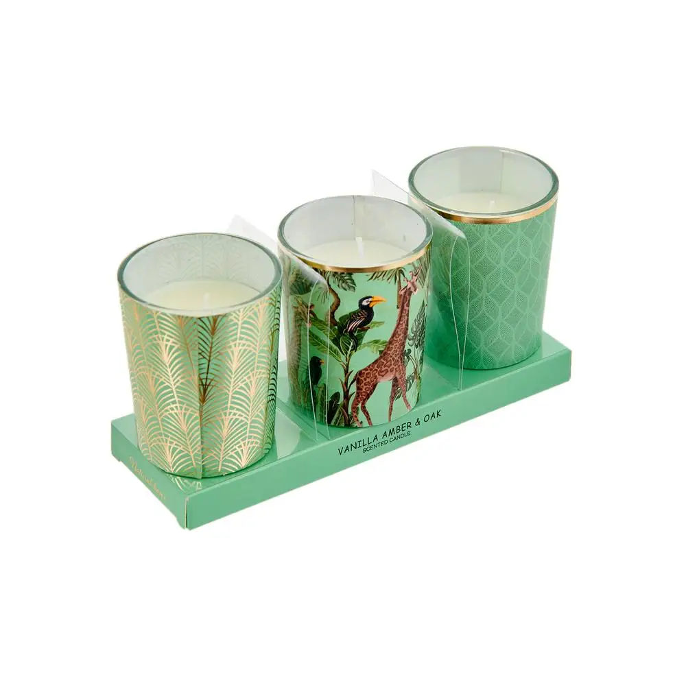 3 Pieces Green Candle Set 5x6 Cm Decorative In Glass Jar For Home Kitchen Etc Home Decoration Gift from Turkey Fast Shipping