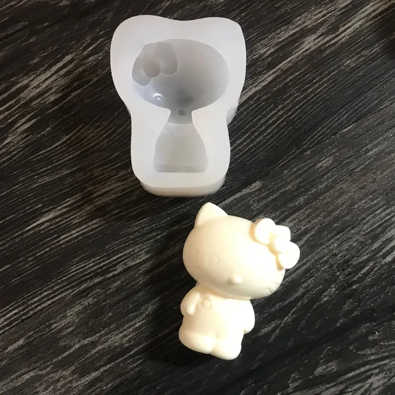 

Hello Kitty Mold Cartoon Kawaii Anime Women's Home Dormitory Silicone Making Ice Cream Cake Kitchen Supplies Girl Gift Wholesale