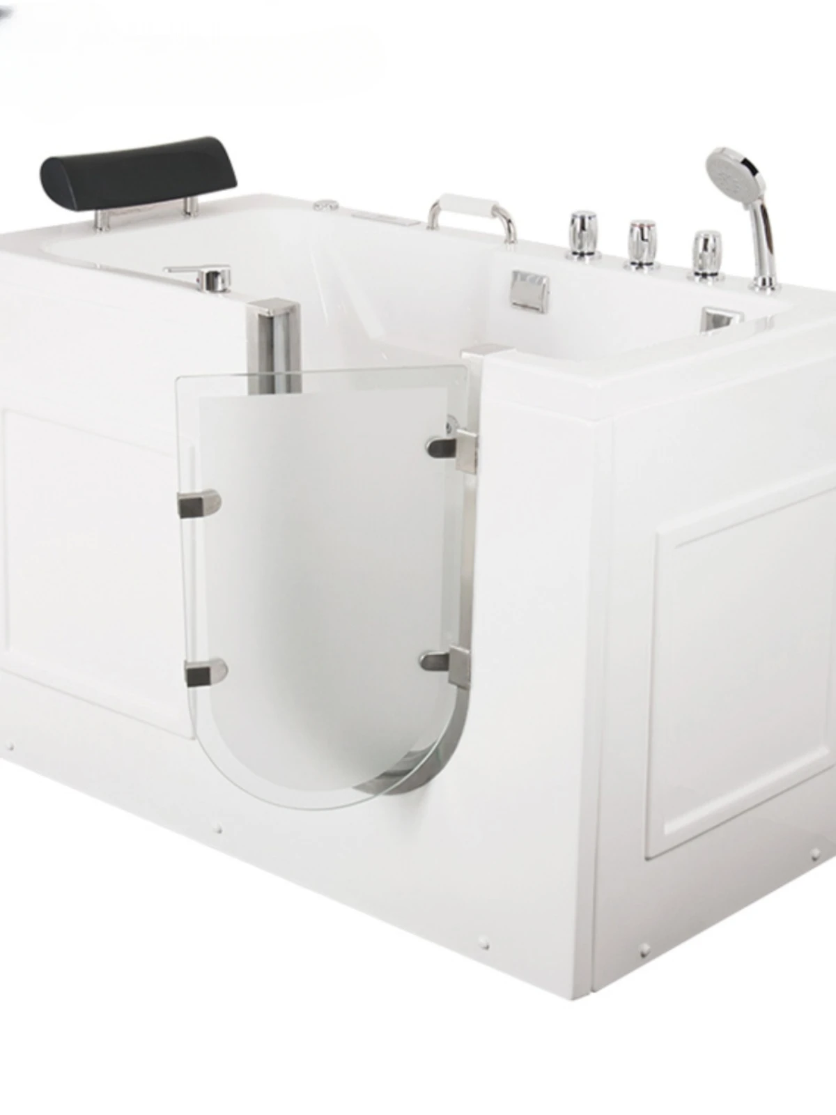 Walk-in shower, open-door barrier-free, non-slip bath for the elderly, bath for the disabled