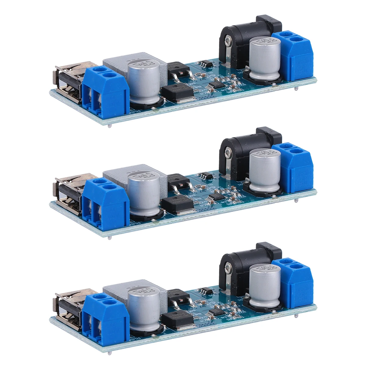 

3 pcs Adjustable Step-Down Power Module Non-Isolated Converter For Diy Mobile Vehicle Supply Module