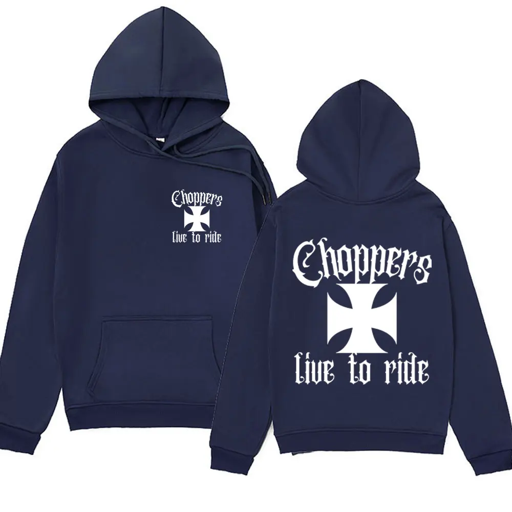 Rapper West Coast Choppers Cross Red Logo Print Hoodie Fashion Long Sleeve Sweatshirt Men Oversized Streetwear Fleece Pullover