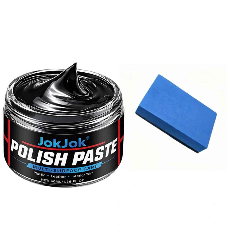 Multi-Purpose Car Plastic Leather Repair Paste Scratch Remover Anti-Aging Polishing Wax for Interior Seats Steering Wheel