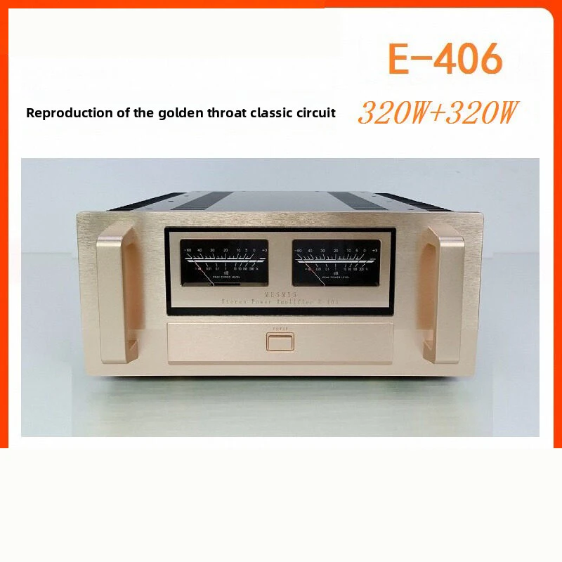 CHN 2027 MUSMYS-E-406 Class A and B High Power Amplifier Reference Golden Throat Line Home Fever Class hifi Pure Rear Class 320W