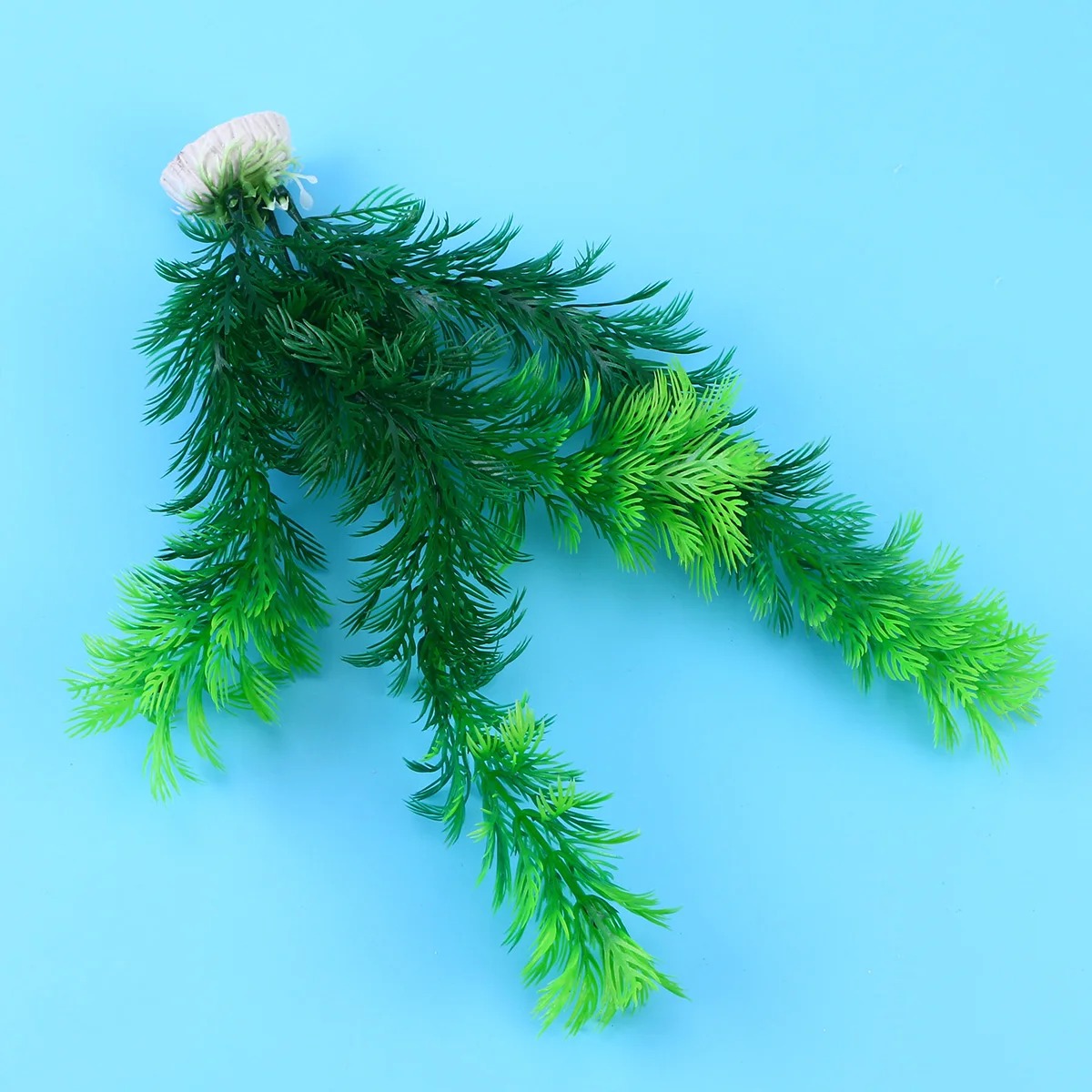 

10pcs Fish Tank Decoration Lifelike Artificial Realistic Aquarium Ornament Plastic Plants For Fresh Salt Water Steady Base Easy