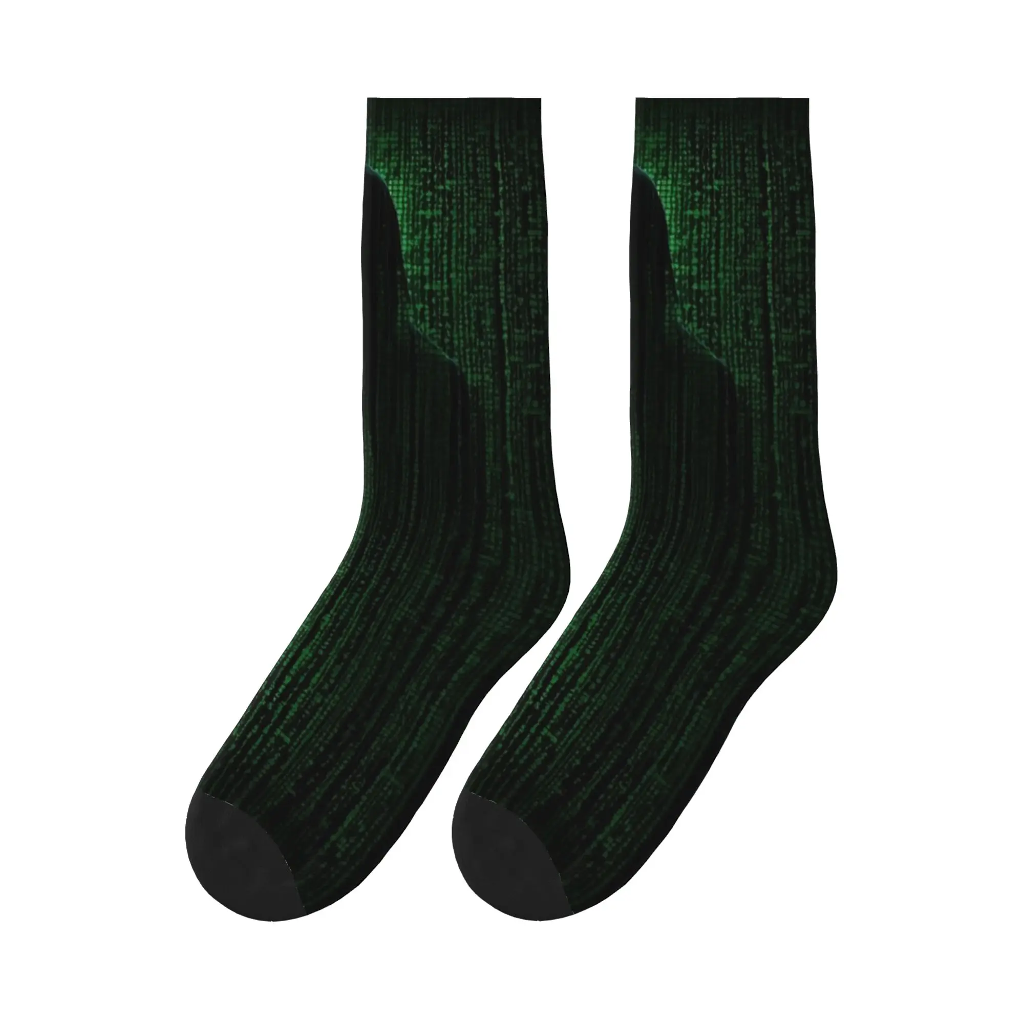 

Hacker Code Binary Code Geek Science Computer Sports Socks High Quality Stockings All Season Long Socks for Man's Woman's Gifts