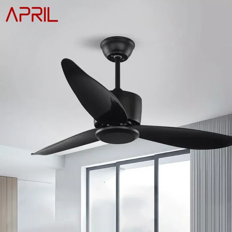 APRIL Nordic Without lights Ceiling Fan Modern Minima lism Living Room Bedroom Study Cafe Hotel