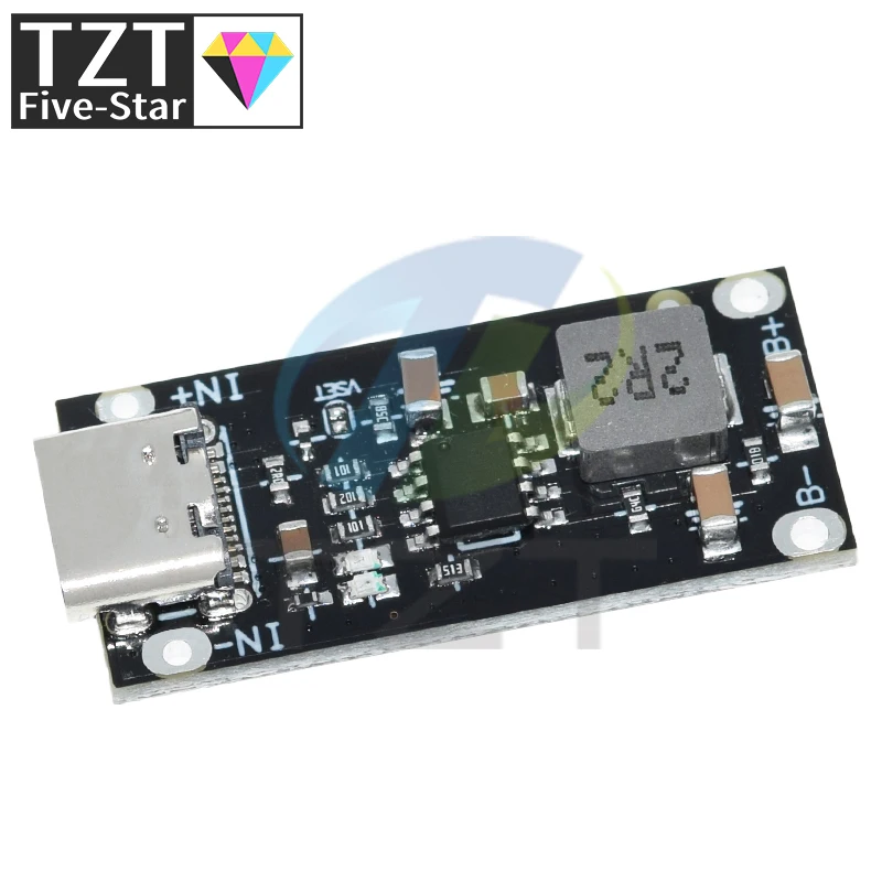GREATZT Type-C USB Input High Current 3A Polymer Ternary Lithium Battery Quick Fast Charging Board IP2312 CC/CV Mode 5V To 4.2V