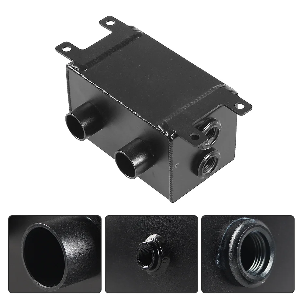 Car Modification Engine Oil Breathable Pot 1.2L Oil Pot Aluminum Material with Double Baffle Filter