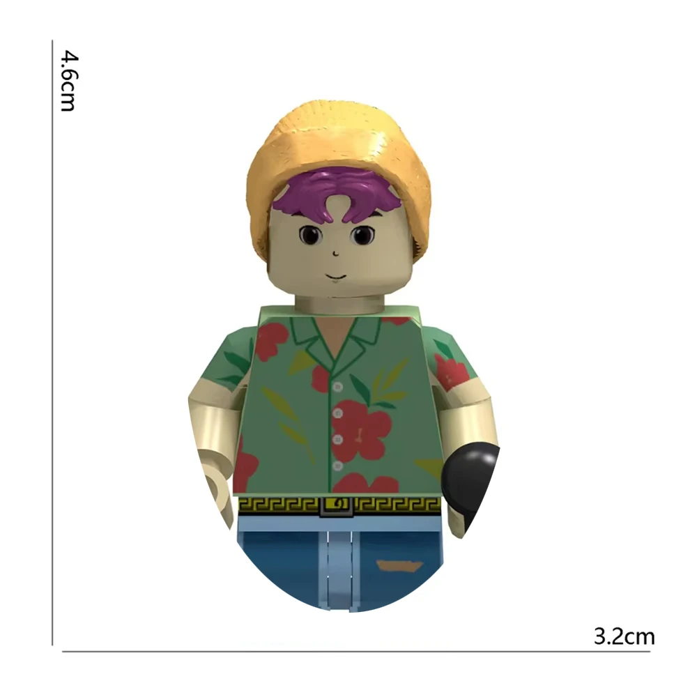 ألعاب KPop الشيطان الصيادين عمل صغير الشكل اللبنات لعبة الأجهزة الطرفية مكتب الديكور جمع أرقام لعبة هدية الكريسماس #6