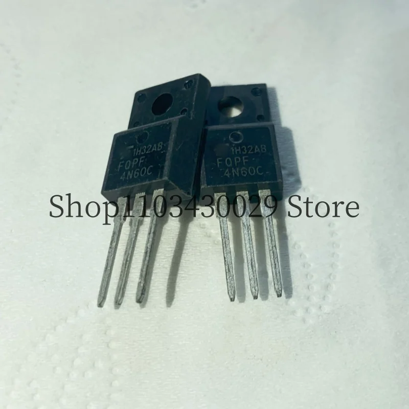 10Pcs New and Original FQPF4N60C FQPF4N60 TO-220F 4A 600V MOSFETT Field Effect Tube