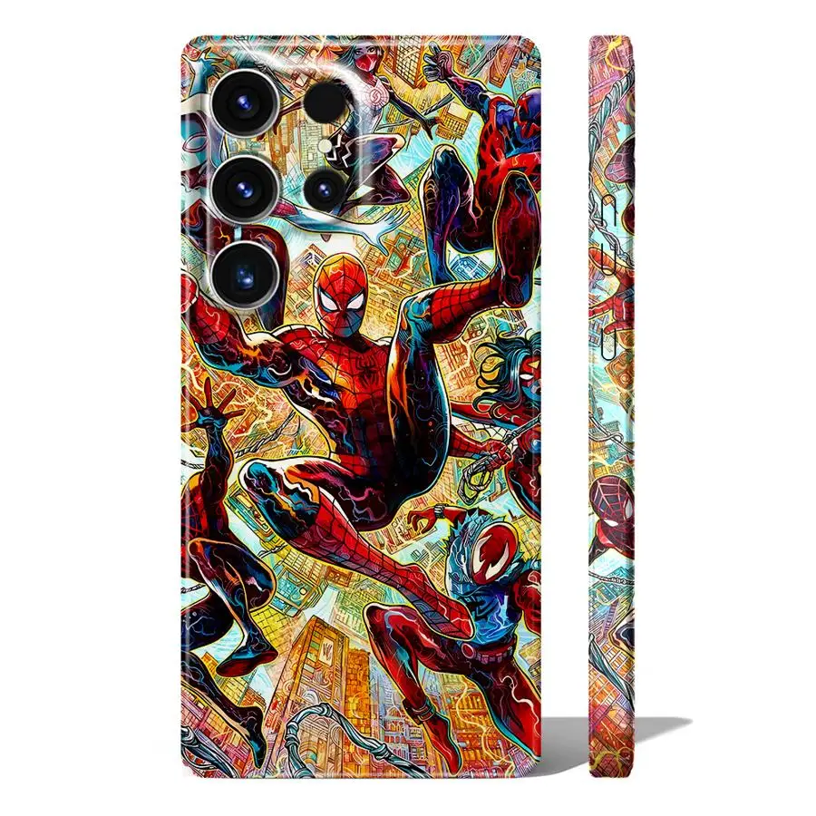 White Spider And Spider Man Case for Samsung Galaxy S24 Plus Note 20 S23 FE S21 S25 Ultra S22 S24+ S25+ S20 Hard Phone Cover