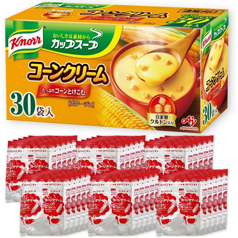 クノール カップスープ コーンクリーム 30包 郵送限定 野菜スープ 国内発送 送料無料