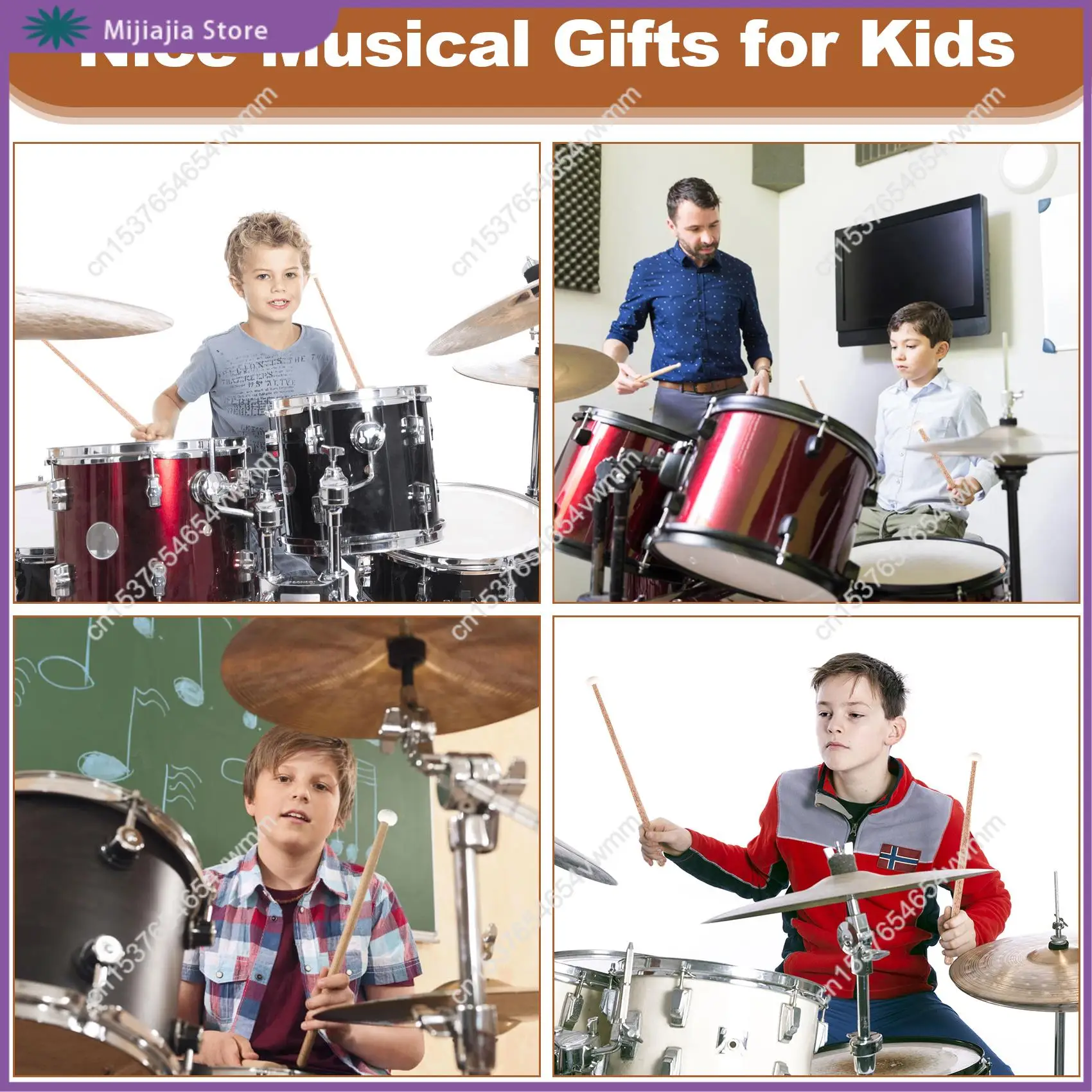 2 peças cabeça dupla tambor címbalo gong mallet martelo macio varas maletes hastes martelo de feltro 385mm vendas