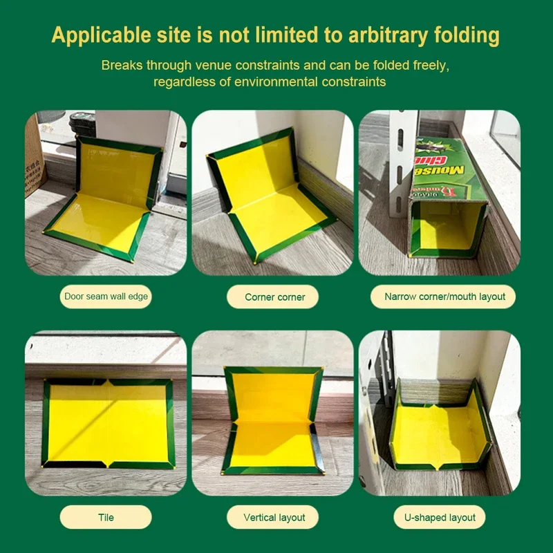 1-25pcs Glue Boards Non-Toxic Mouse Rat Insect Sticky Adhesive High Effective Rodent Rat Bugs Catcher Eco-Friendly for Indoors