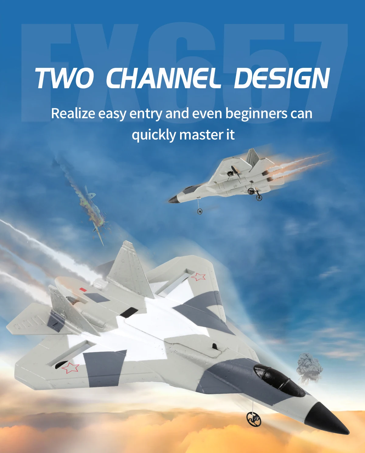 SU35 RC Flugzeug F22 K500 MAX RC Kampfjet 2,4G Ferngesteuertes Schaumstoff-Gleitflugzeug FX620 EPP Schaumstoff-Flugzeug Spielzeug für Erwachsene – Detail 27