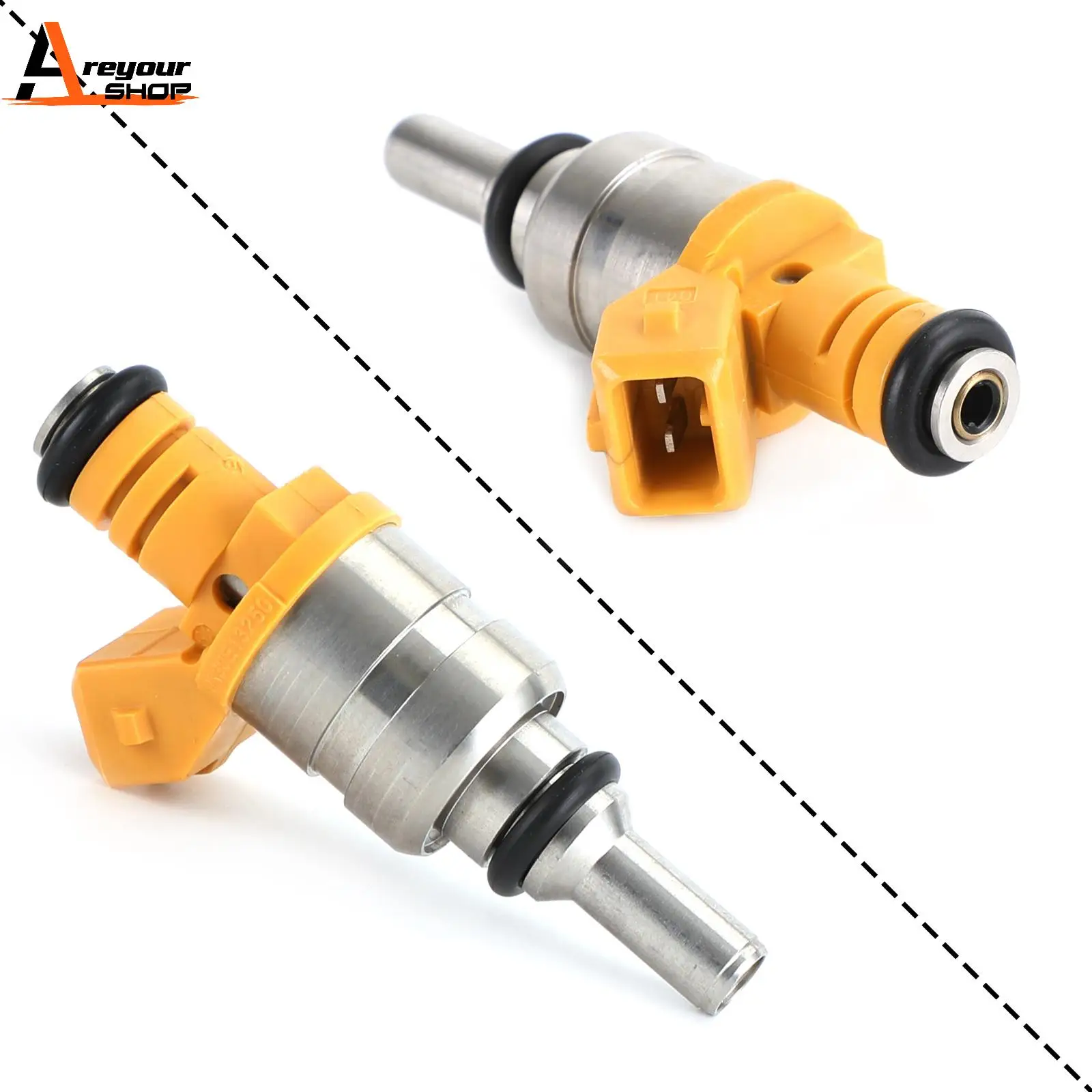 Areyourshop 1pcs Fuel Injectors fit For Kia Rio 1.6L L4 2001-2005 FJ640 0K30E13250 Car Auto Parts