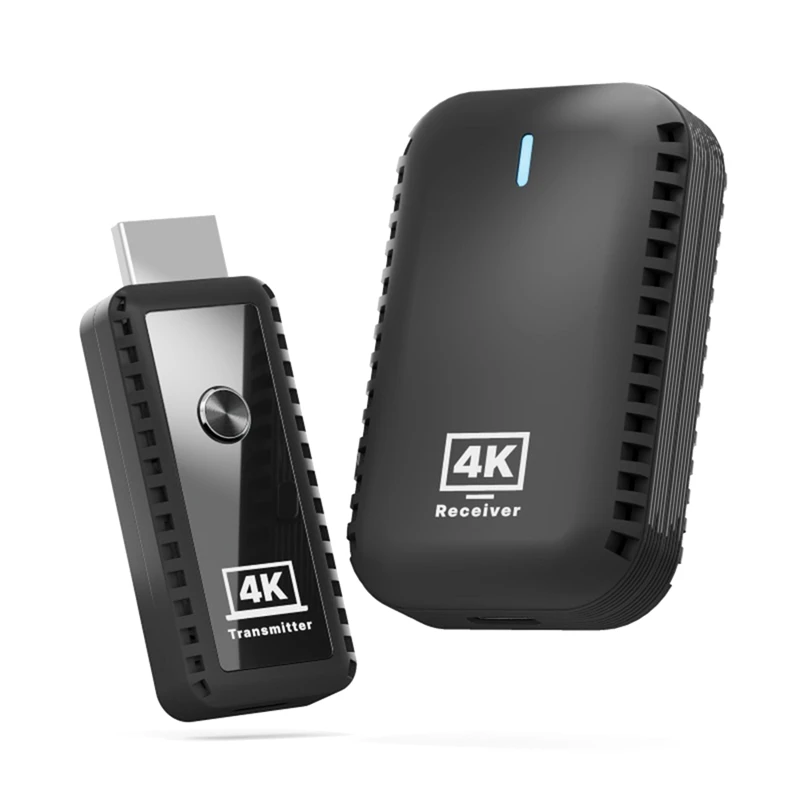 4K Wireless HD-MI Transmitter And Receiver Plug-And-Play Portable Full HD Box No App Or Bluetooth Required-AU47