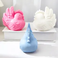 New Rooster Mold Thanksgiving Turkey Aromatherapy Candle, Ornamental Cold Drink Glass, Cake Mould