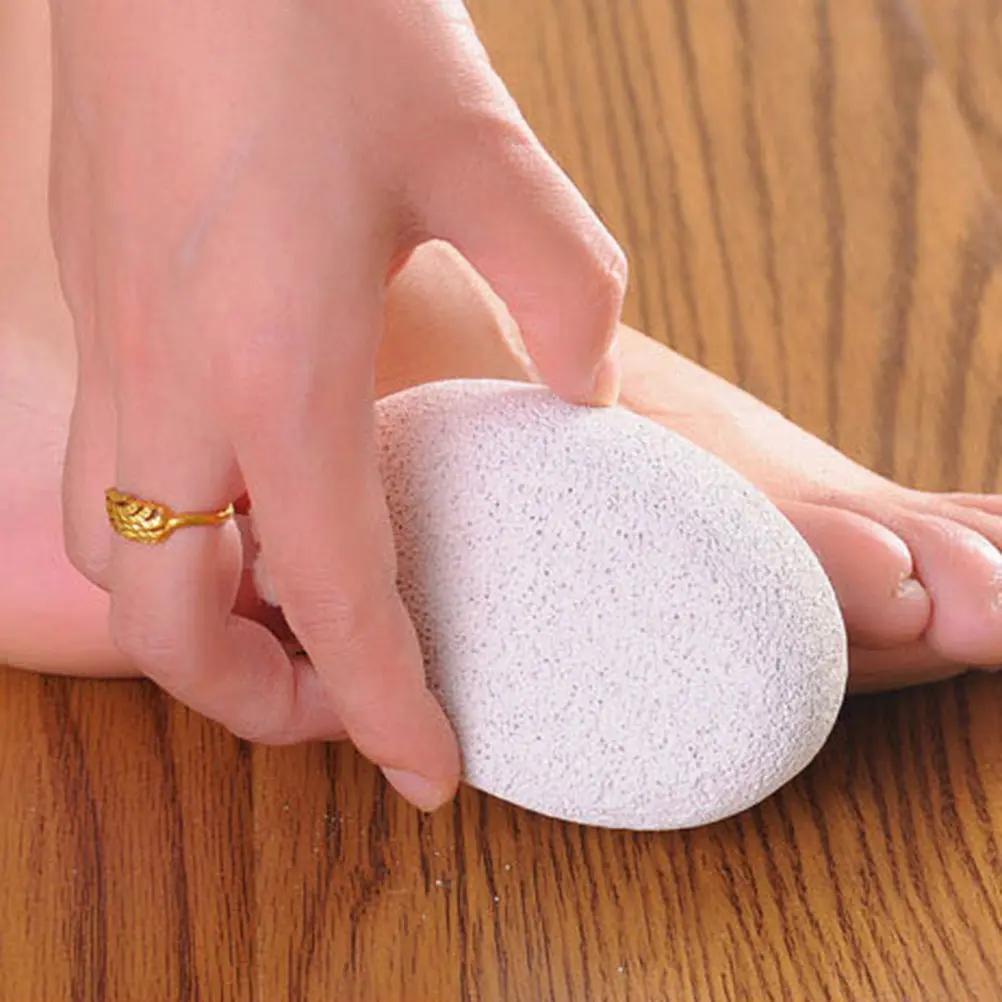 3Pcs Wooden Handle Foot File with Artificial Stone Surface Callus Remover for Cracked Heels Dry Skin Pedicure Tool Foot Rasp