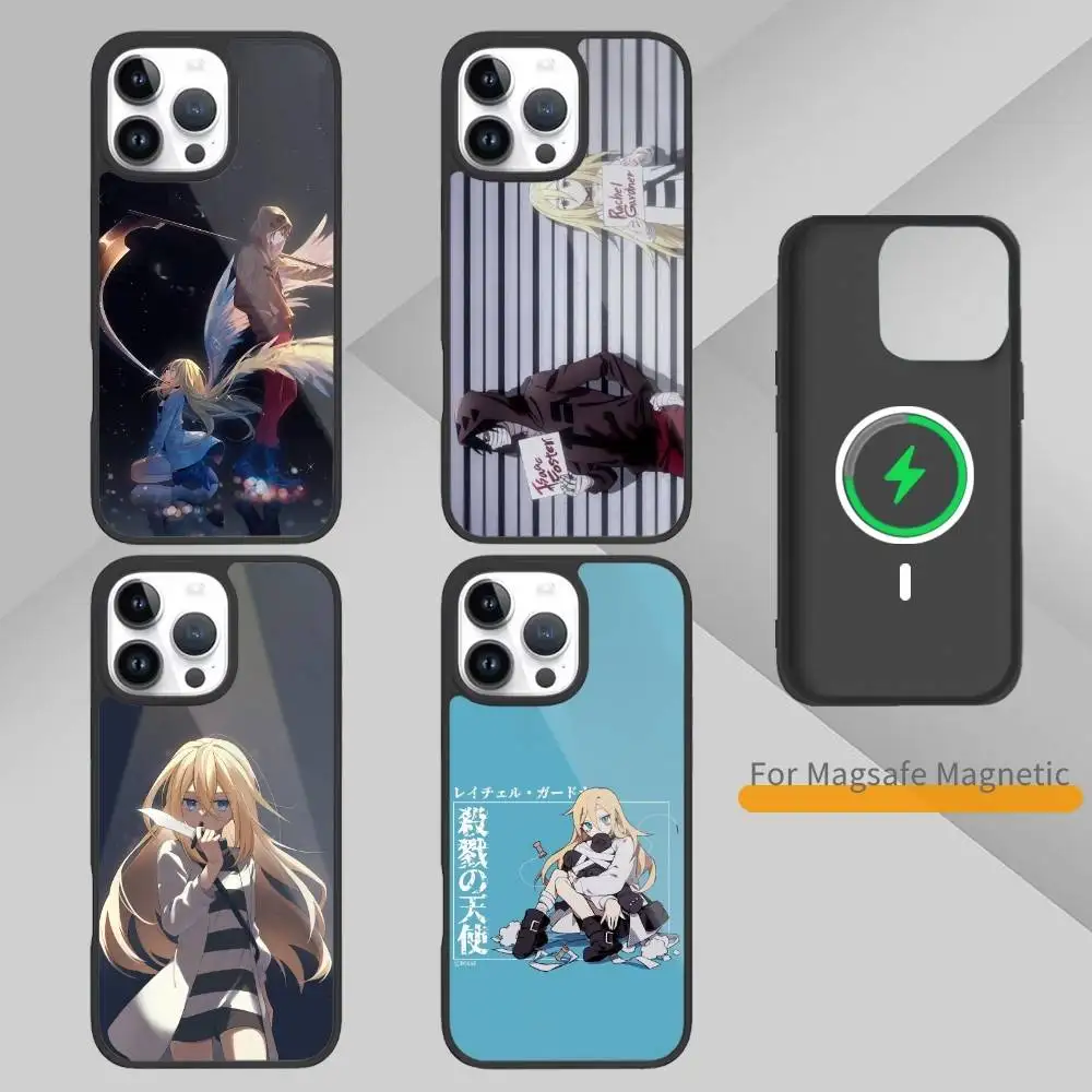 

A-Angels of Anime Death Phone Case For iPhone17,16,15,14,13,12,11 Plus,Pro Max Magnetic For Magsafe Wireless Charging