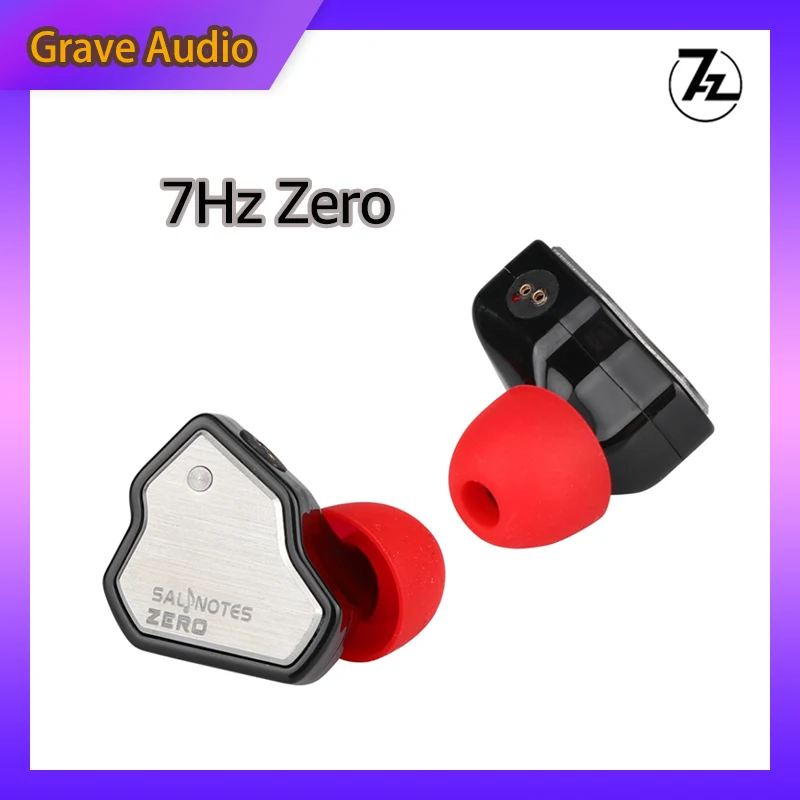 7Hz Salnotes Zero HiFi 10mm Dynamic Driver In Ear Earphone IEM Metal Composite Diaphragm N52 Magnet