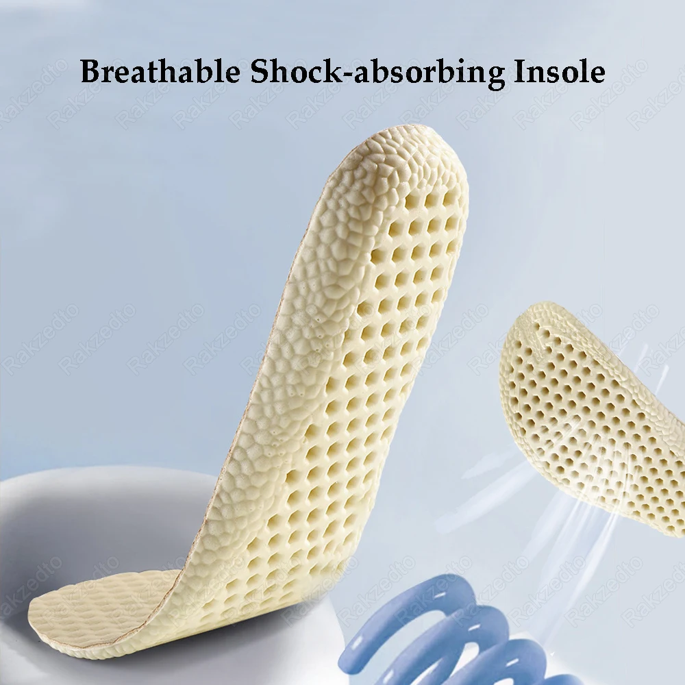 Sport Shock Absorbing Insoles for Basketball Running Shoes Inserts Man Woman Comfort Inner Soles Arch Support Orthotic Insoles