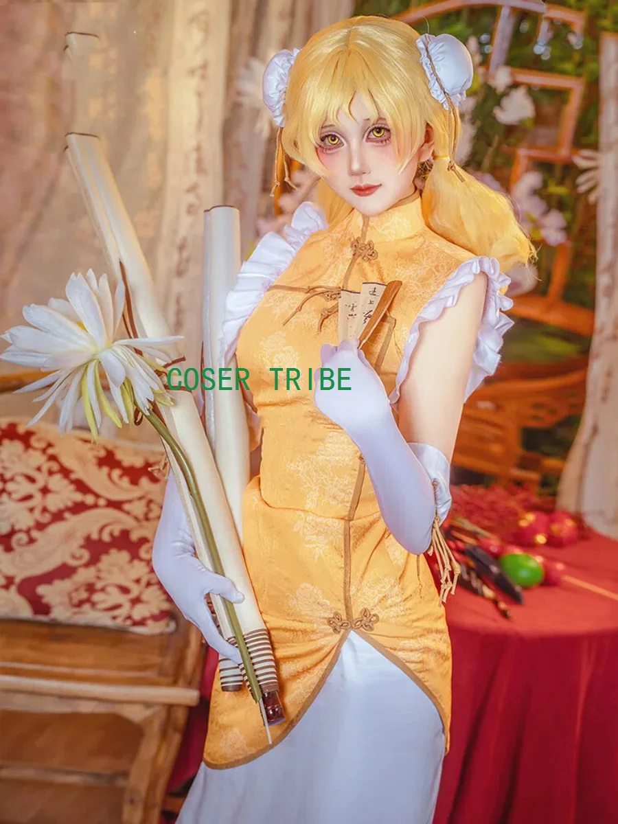 Puella Magi Madoka Magica Tomoe Mami Cheongsam Cosplay Costume Cos Game Anime Party Uniform Hallowen Play Role Clothes