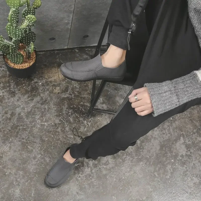 

Мужские туфли без шнуровки с круглым носком, 2025, резиновые сапоги, садовые износостойкие галоши для городских взрослых, новые мужские резиновые сапоги