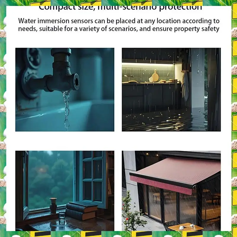 3C Electron Ewelink Zigbee Smart Rain Sensor For Outdoor Wireless Rain Detection Waterproof, Zigbee Hub Required,Linkage Control