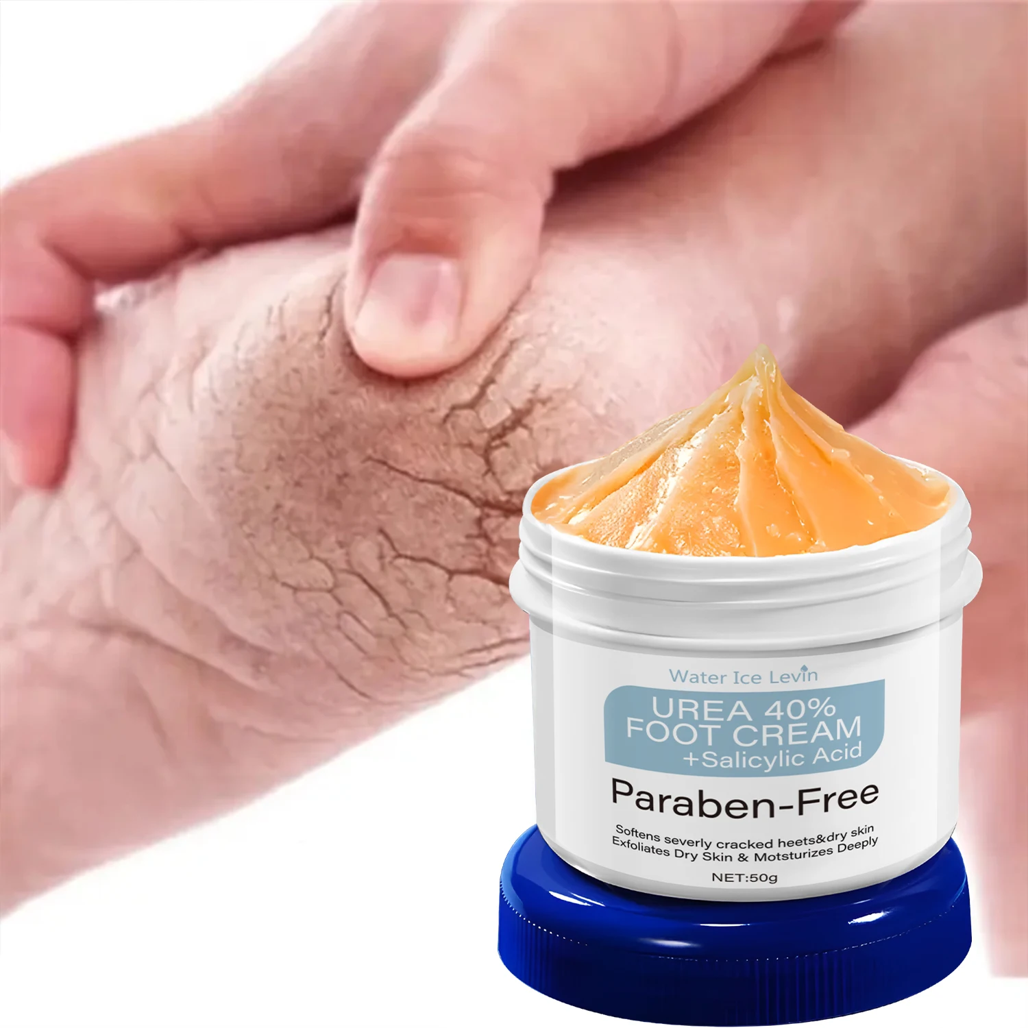 Crema para Pies Water Ice Levin