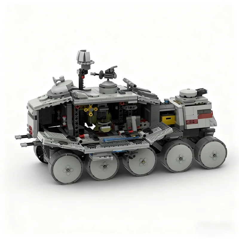 1358pcs MOC MODIFIED CLONE TURBO TANK Star Battle Model Building Blocks Construction Festival Gift Toys Education Brick Idea view 5