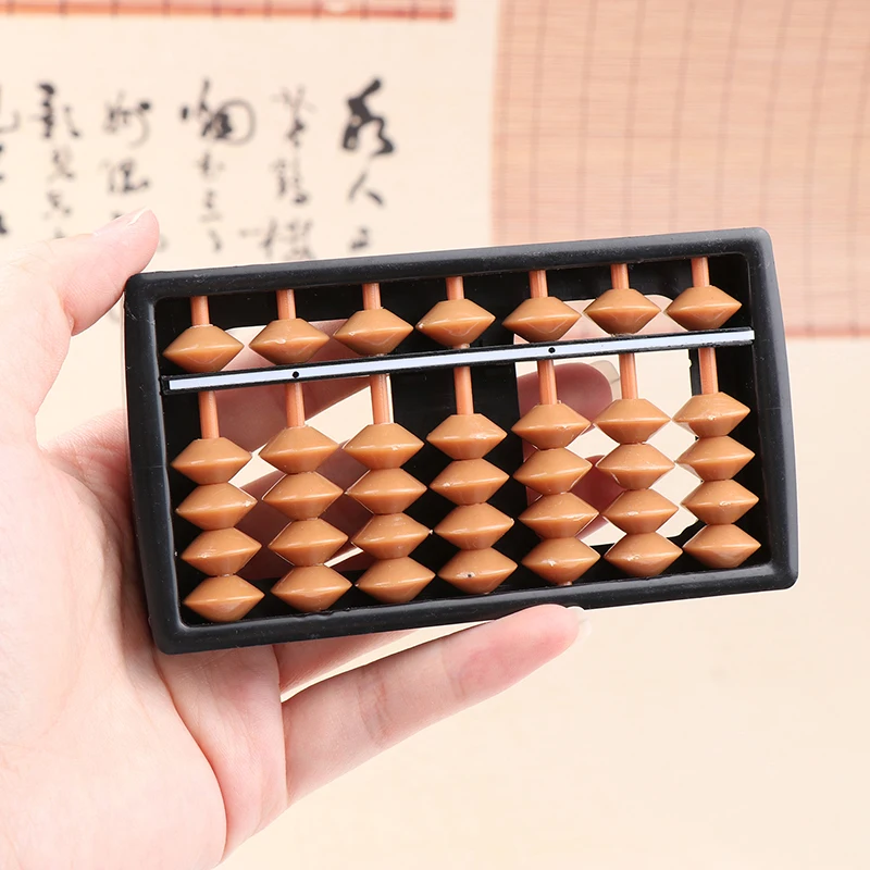 Special 7-speed 5-bead Mathematics Abacus Education Toys For Children Montessori Arithmetic Soroban Learning Maths Props