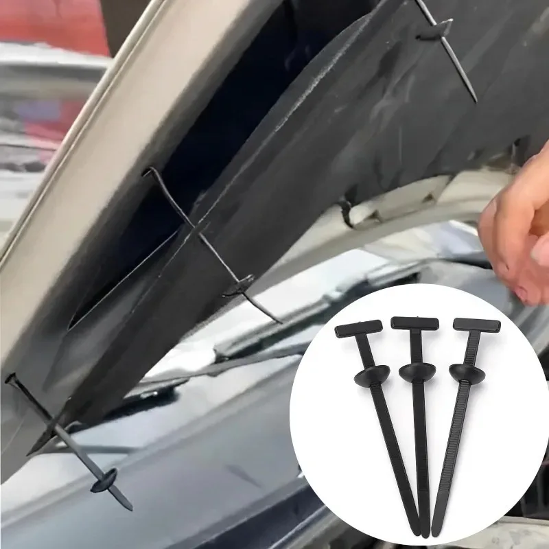 Nylon Cable Tie Clips Replaceable Auto Fixed Screw Fasteners Car Fenders Trunk Engine Guard Panel Wire Clip Management Tools