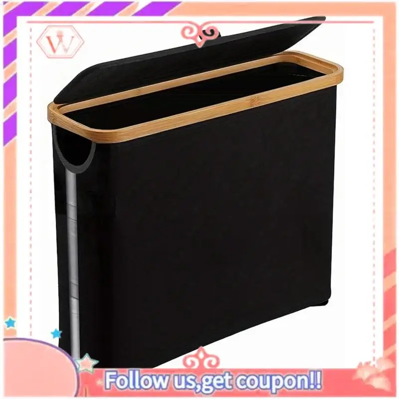 

AT84-Toilet Paper Bin, Toilet Paper Bin For Bathroom Toilet Paper Storage Bin With Lid, Toilet Paper Organizer Basket