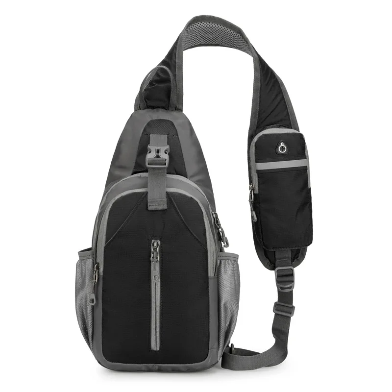 

Lightweight Nylon Sling Bag for Men Women, Outdoor Chest Pack Shoulder Crossbody Bags, Water Resistant Travel Hiking Daypack