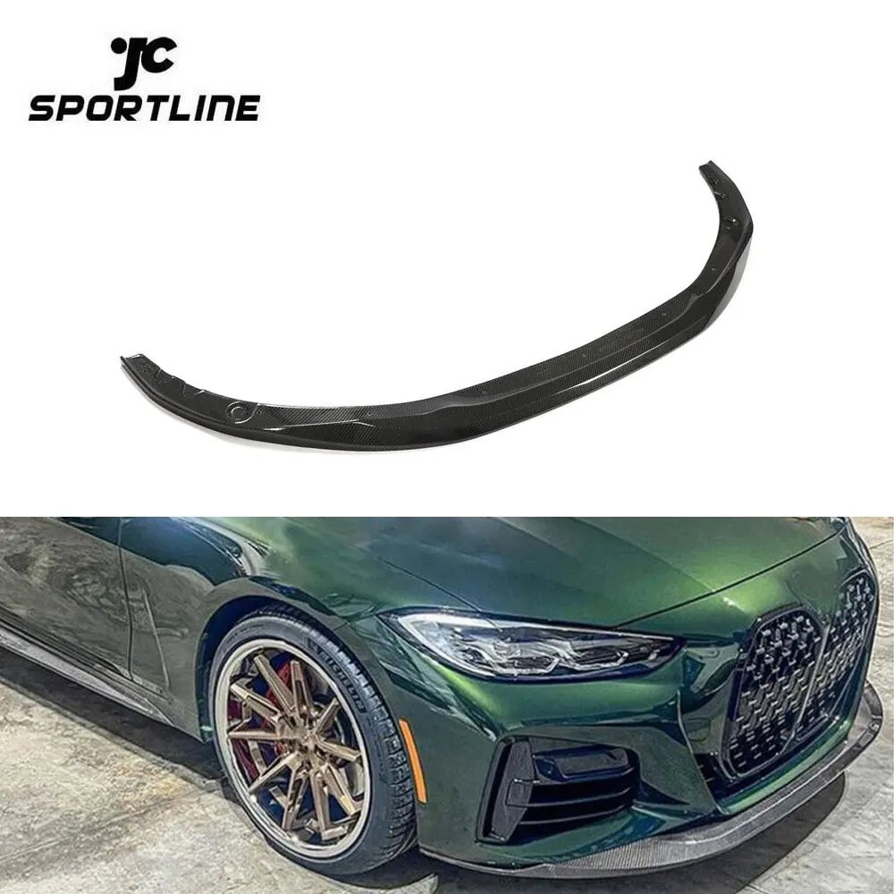 

JCSPORTLINE G22 G23 G26 Car Front Lip Splitter For BMW 4 Series M440i M-SPORT 2D 4D 2021-2023
