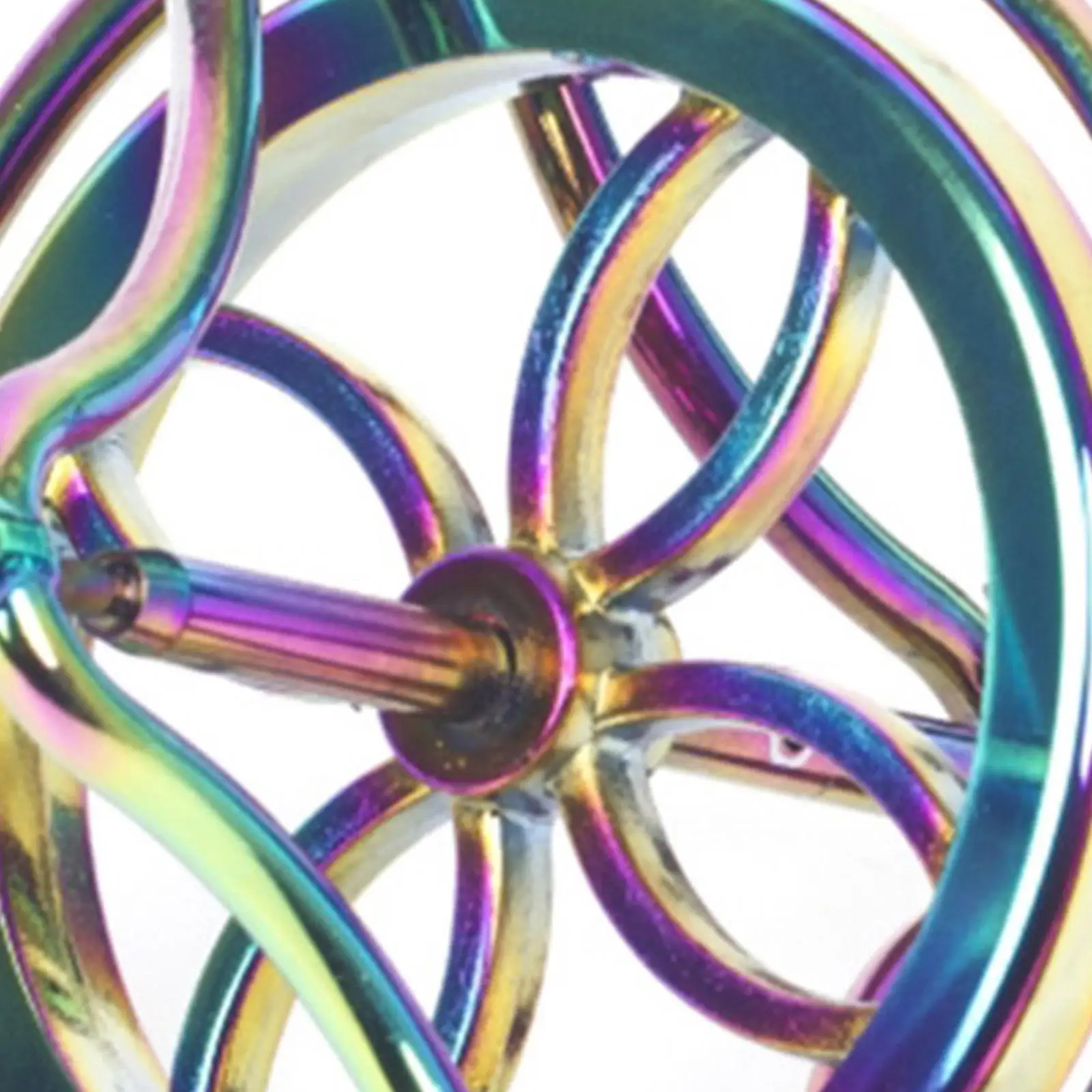 Giroscopio da dito di precisione creativa Giroscopio antistress Giocattolo di equilibrio classico superiore Opzioni di gioco multiple colorate