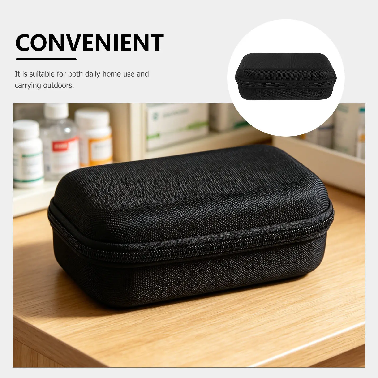 Diabetic Supplies Travel Case Portable Diabetes Storage Organizer Insulin Pen Vials Holder Hard Shell Insulin Holder for Travel