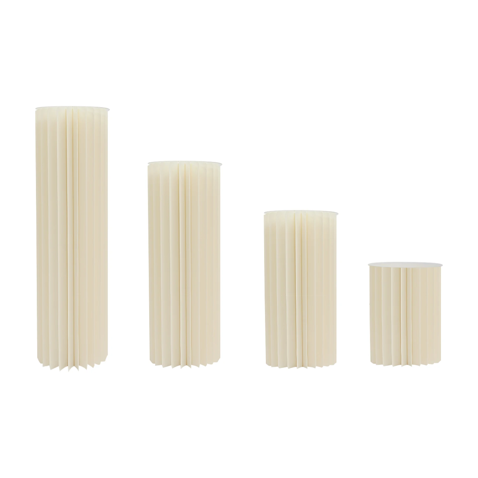 

Eco-Friendly Cardboard Flower Stand Set, 4 Sizes for DIY Floral Arrangements, Strong and Lightweight, Ideal for Events and Home