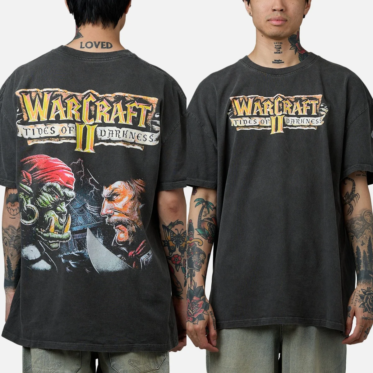 World of Warcraft II: Tides of Darkness Street Trend Brands  Graphic T-Shirt Cotton Men Women Streetwear Tee