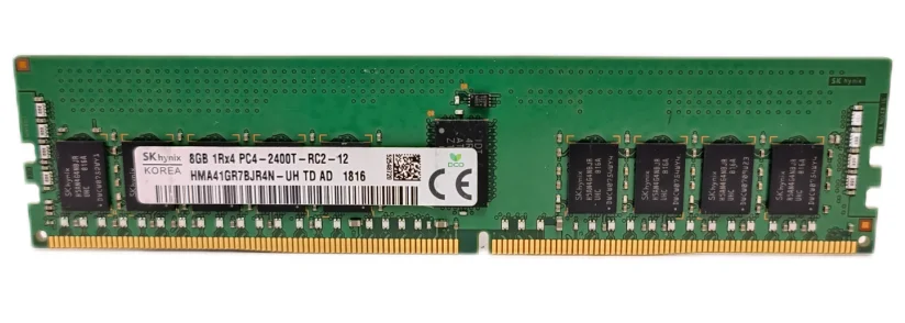 Hynix DDR4 8GB 2400T  PC4 2400MHz ECC REG RDIMM 1RX4 RAM Server memory 8G