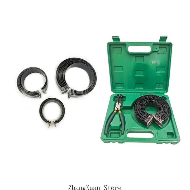 3XUF Steel Piston Rings Pliers for Workshop Home Garage Feature 14 Adjustable Coils