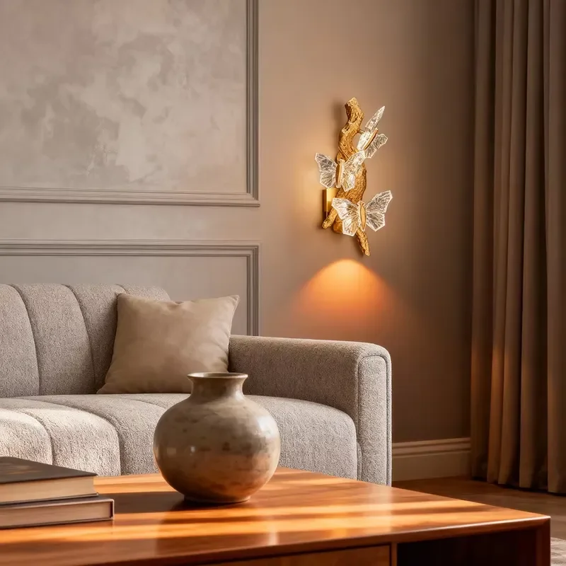 Branch Wall Lamp Bedroom Living Room Art Light Hallway Artistic Wall Sconce Hotel Wall Light Modern Style Aluminum LED