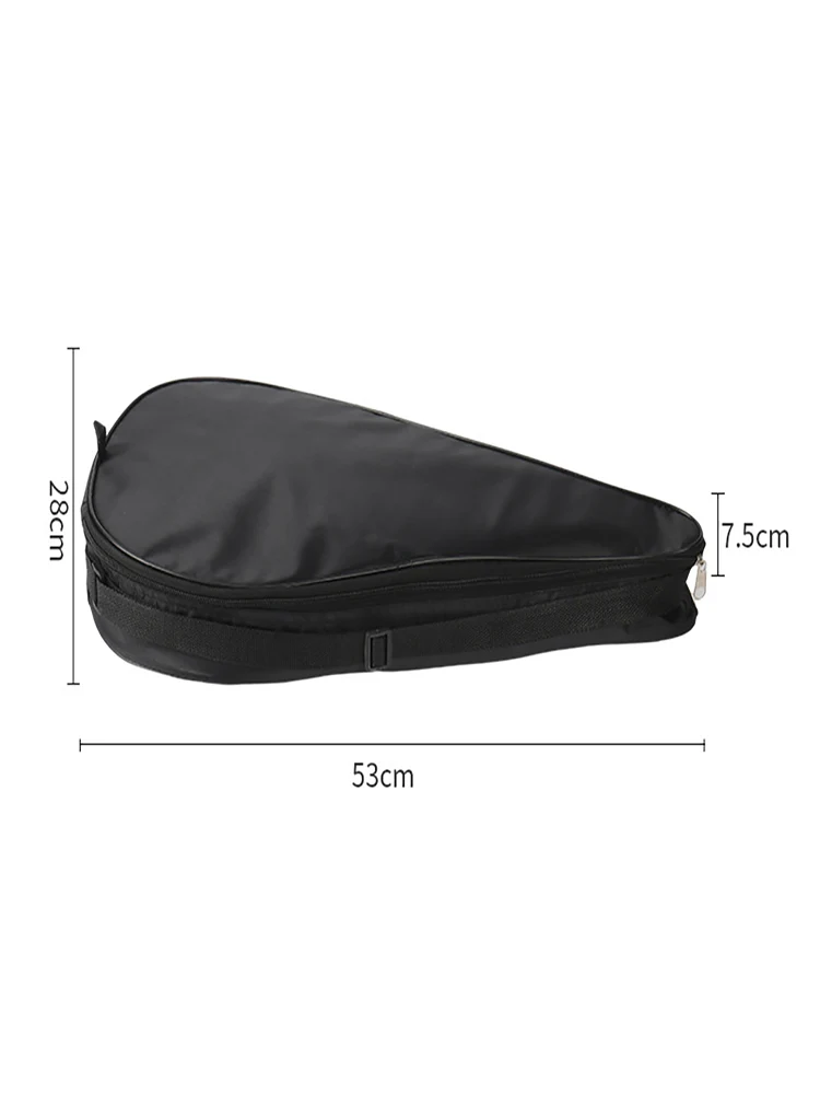 Oxford Black Padel Paddle Bag Cover For Various Tennis Racket Soft Face Carbon Fiber EVA Racquet Unisex Tennis Shoulder Bags